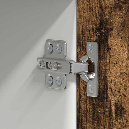 Armadio pensile Rovere Affumicato e Bianco 50 x 31 x 100 cm | homemem39