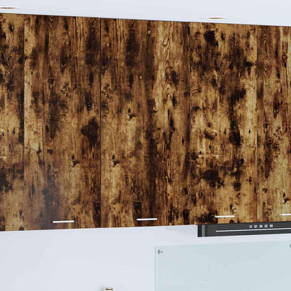Armadio pensile Rovere Affumicato e Bianco 50 x 31 x 100 cm | homemem39
