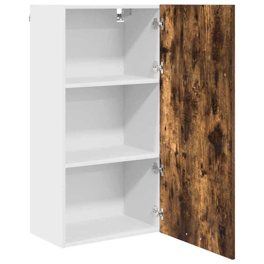 Armadio pensile Rovere Affumicato e Bianco 50 x 31 x 100 cm | homemem39