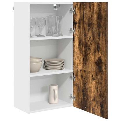Armadio pensile Rovere Affumicato e Bianco 50 x 31 x 100 cm | homemem39