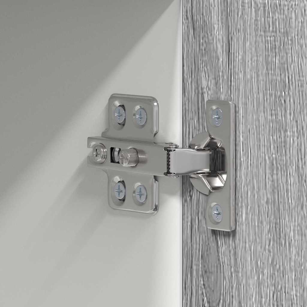 Armadio pensile Grigio Sonoma e Bianco 50 x 31 x 100 cm | homemem39