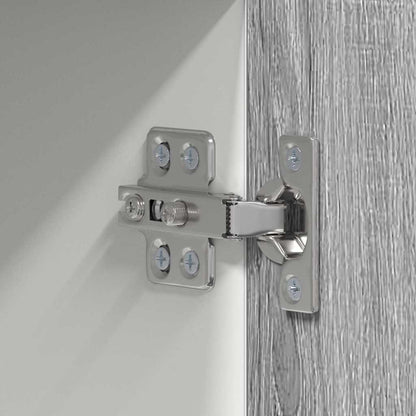 Armadio pensile Grigio Sonoma e Bianco 50 x 31 x 100 cm | homemem39