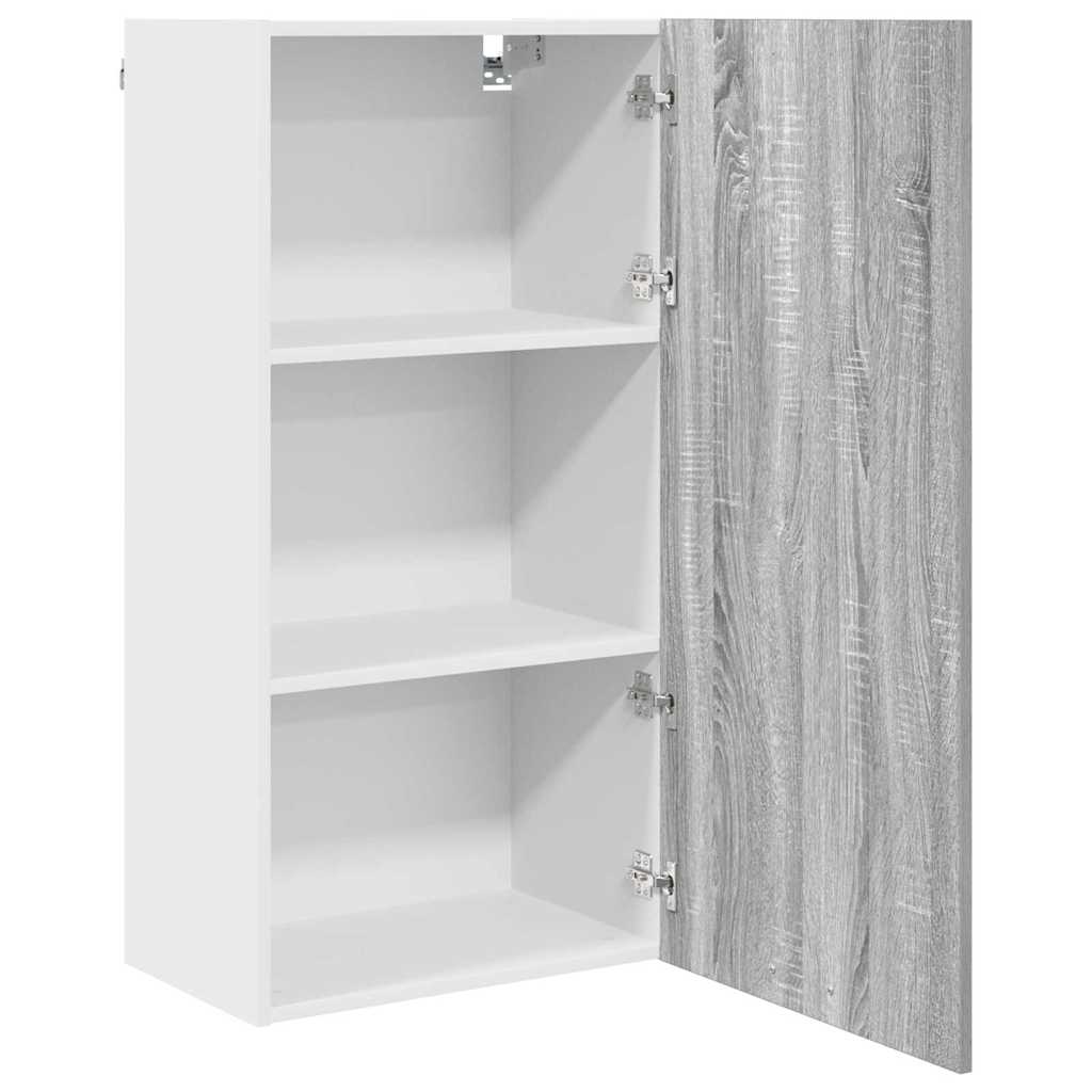 Armadio pensile Grigio Sonoma e Bianco 50 x 31 x 100 cm | homemem39