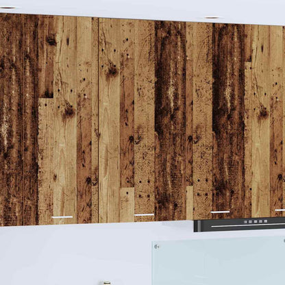 Armadio pensile Legno Antico e Bianco 50 x 31 x 100 cm | homemem39