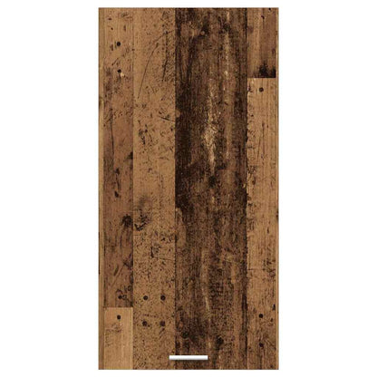 Armadio pensile Legno Antico e Bianco 50 x 31 x 100 cm | homemem39