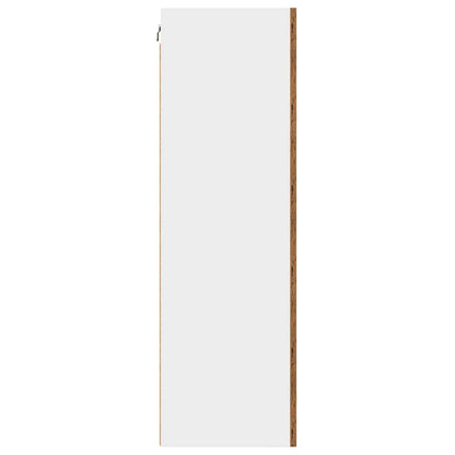 Armadio pensile Legno Antico e Bianco 50 x 31 x 100 cm | homemem39