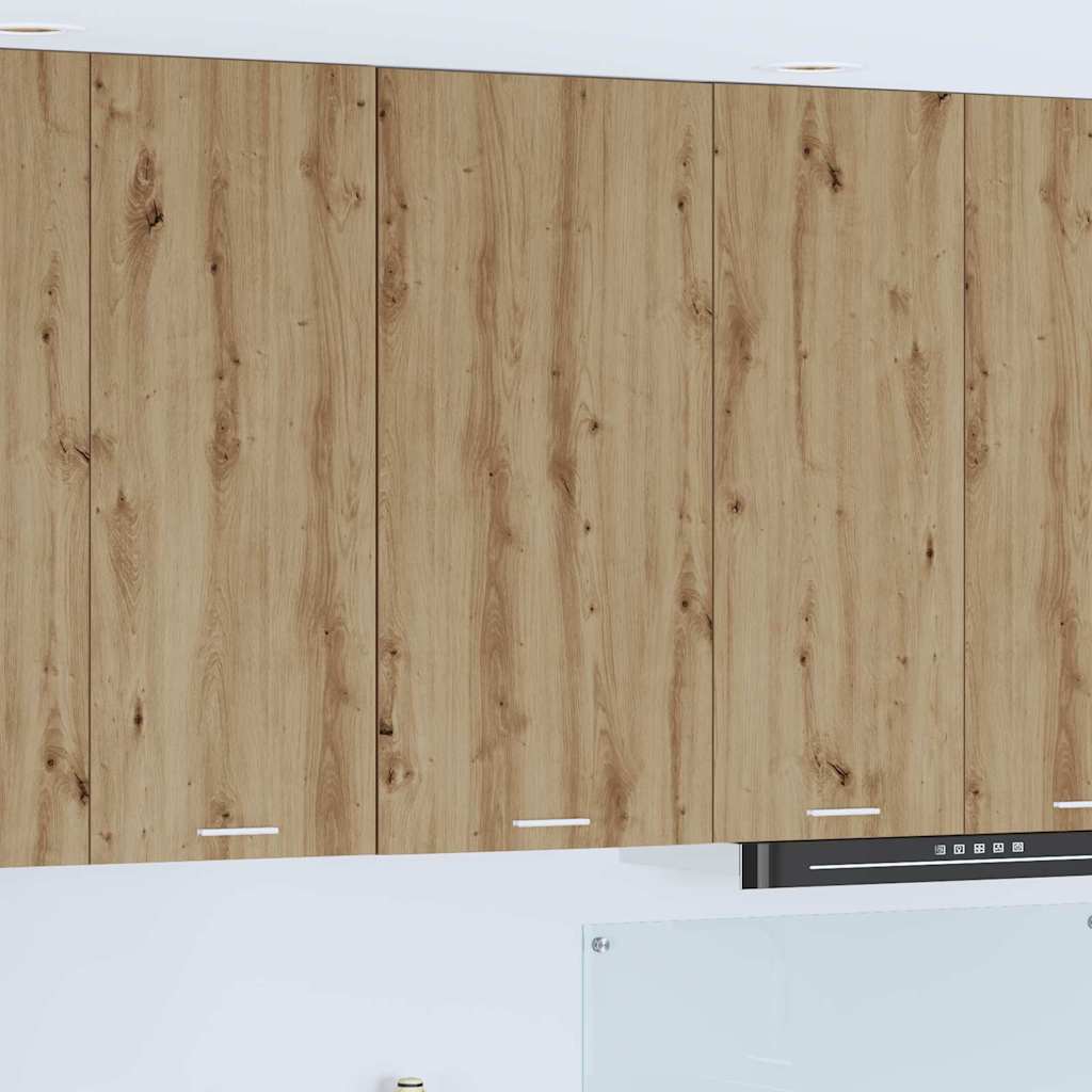 Armadio pensile Rovere Artigiano e Bianco 50 x 31 x 100 cm | homemem39