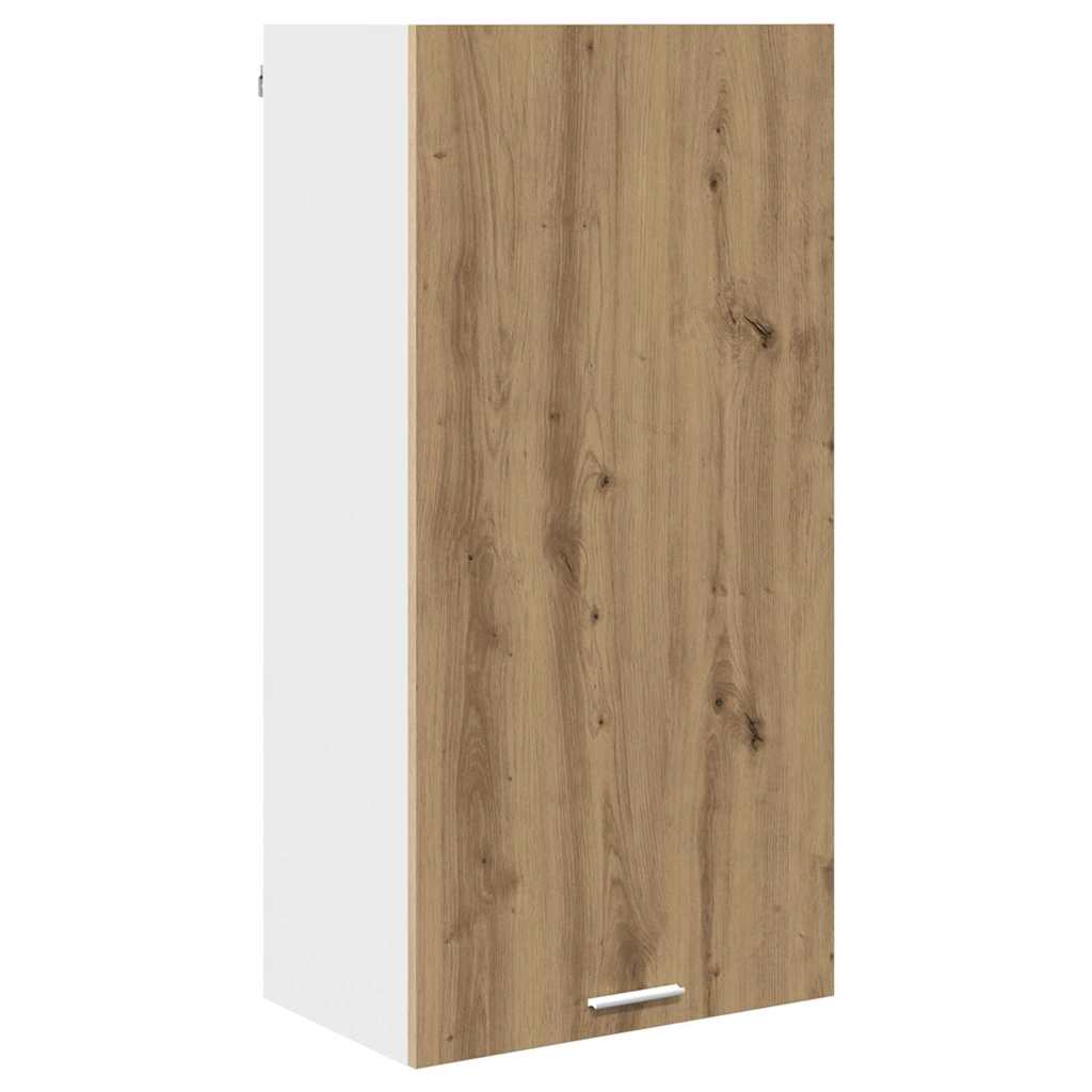 Armadio pensile Rovere Artigiano e Bianco 50 x 31 x 100 cm | homemem39
