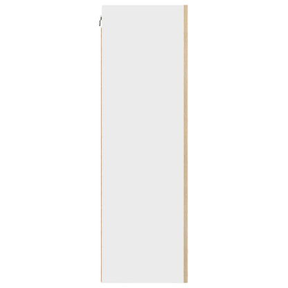 Armadio pensile Rovere Artigiano e Bianco 50 x 31 x 100 cm | homemem39