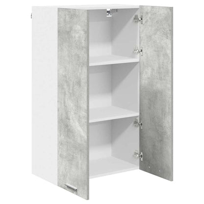 Armadio pensile con porta Grigio cemento 60 x 31 x 100 cm | homemem39