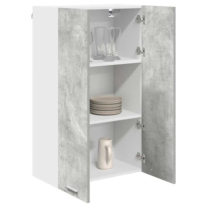 Armadio pensile con porta Grigio cemento 60 x 31 x 100 cm