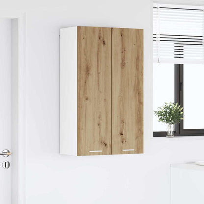 Armadio pensile con porta Rovere artigianale 60 x 31 x 100 cm | homemem39