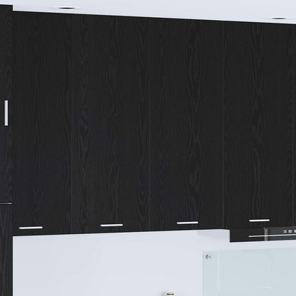 Armadio pensile Rovere Nero 80 x 31 x 100 cm