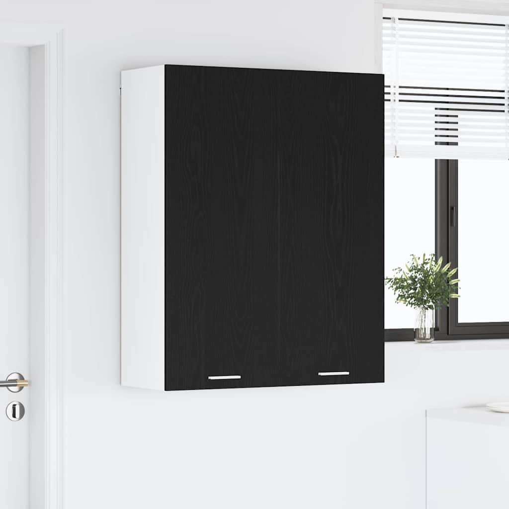 Armadio pensile Rovere Nero 80 x 31 x 100 cm