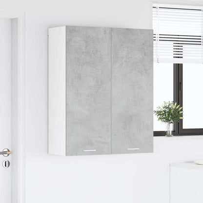 Armadio pensile con porta Grigio cemento 80 x 31 x 100 cm | homemem39