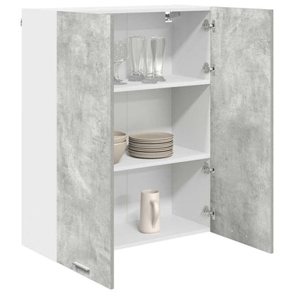 Armadio pensile con porta Grigio cemento 80 x 31 x 100 cm