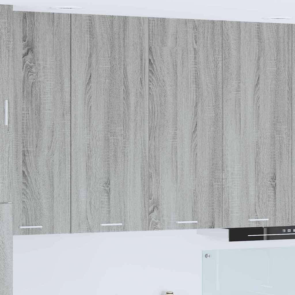 Armadio pensile con porta Grigio Sonoma 80 x 31 x 100 cm | homemem39