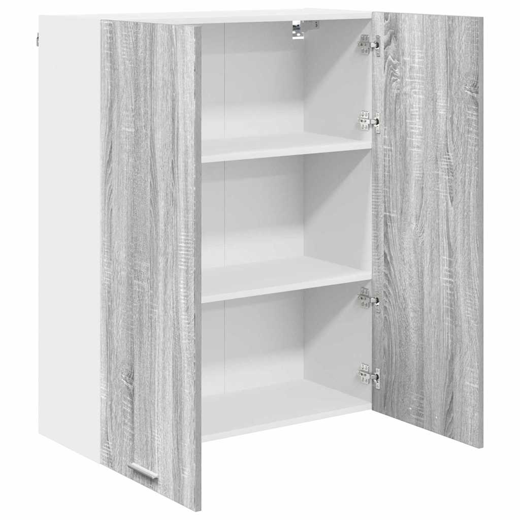 Armadio pensile con porta Grigio Sonoma 80 x 31 x 100 cm | homemem39