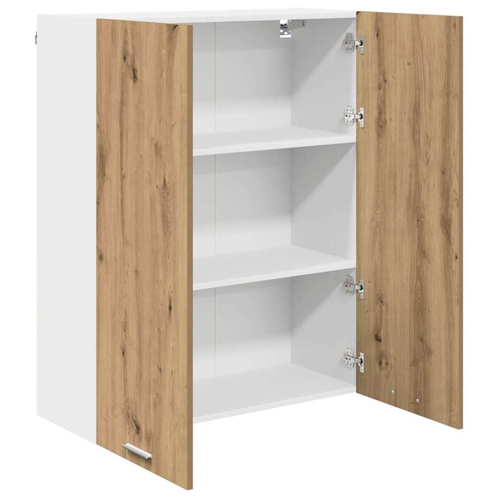 Armadio pensile con porta Rovere artigianale 80 x 31 x 100 cm | homemem39