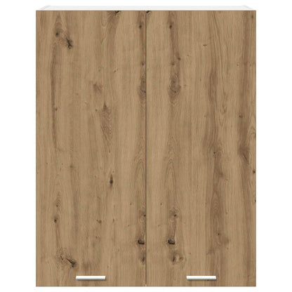 Armadio pensile con porta Rovere artigianale 80 x 31 x 100 cm | homemem39