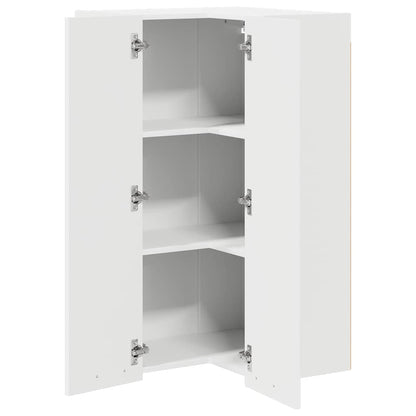 Armadio pensile Bianco 57 x 57 x 100 cm Legno multistrato | homemem39