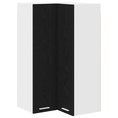 Armadio pensile Rovere Nero e Bianco 57 x 57 x 100 cm