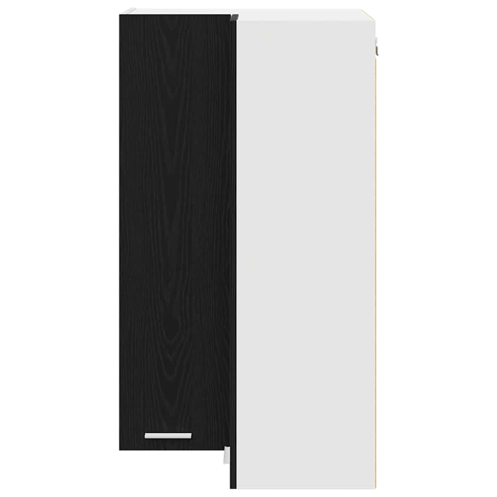 Armadio pensile Rovere Nero e Bianco 57 x 57 x 100 cm