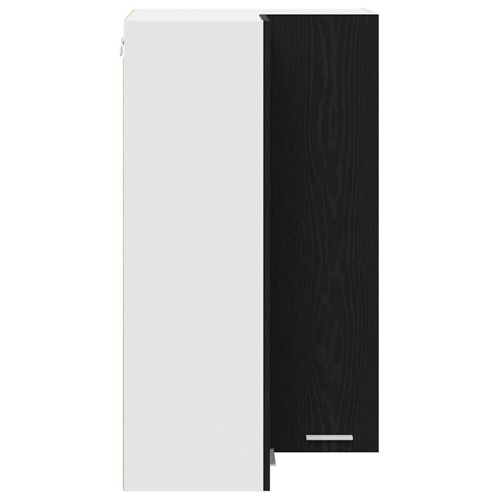 Armadio pensile Rovere Nero e Bianco 57 x 57 x 100 cm