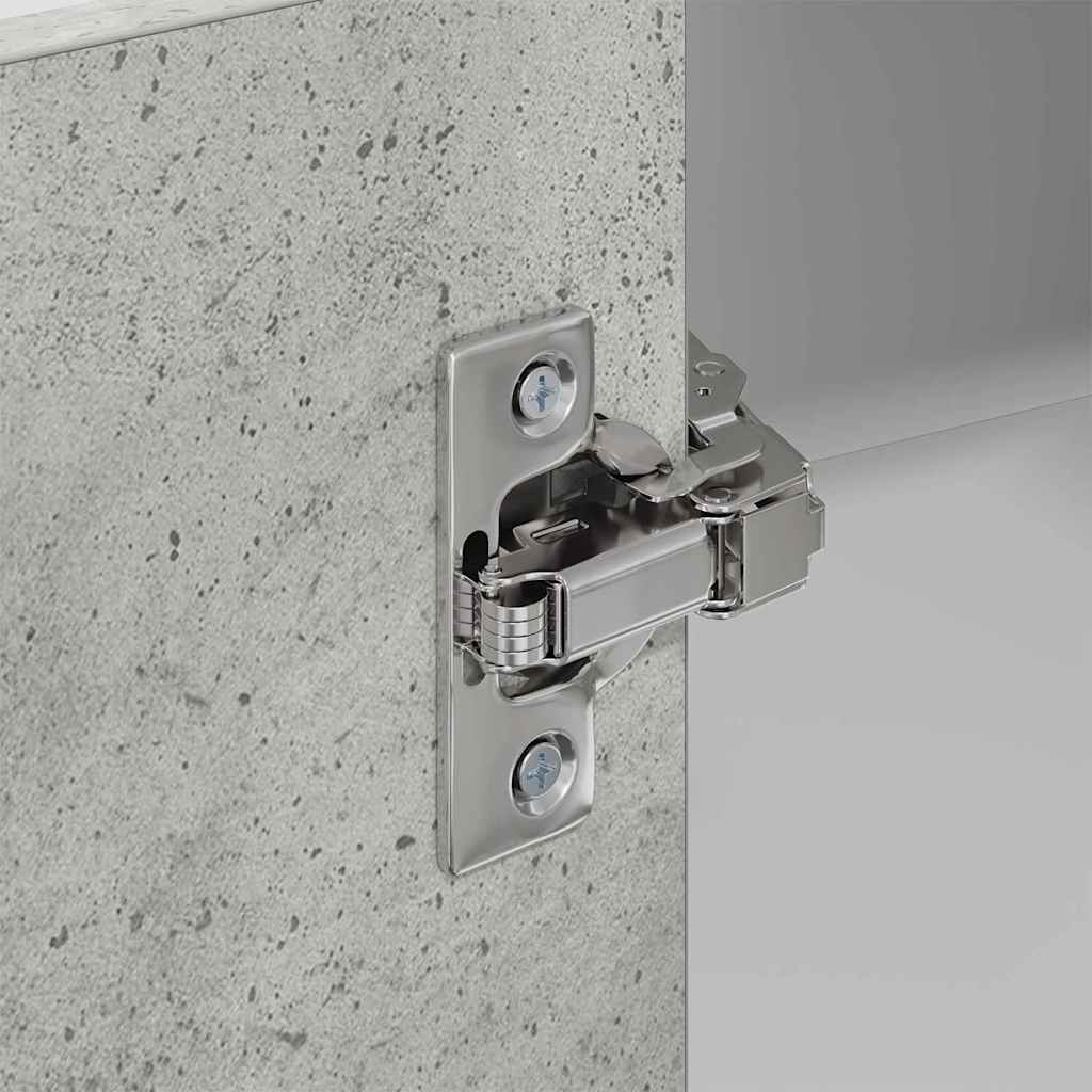 Armadio pensile Grigio Cemento e Bianco 57 x 57 x 100 cm | homemem39