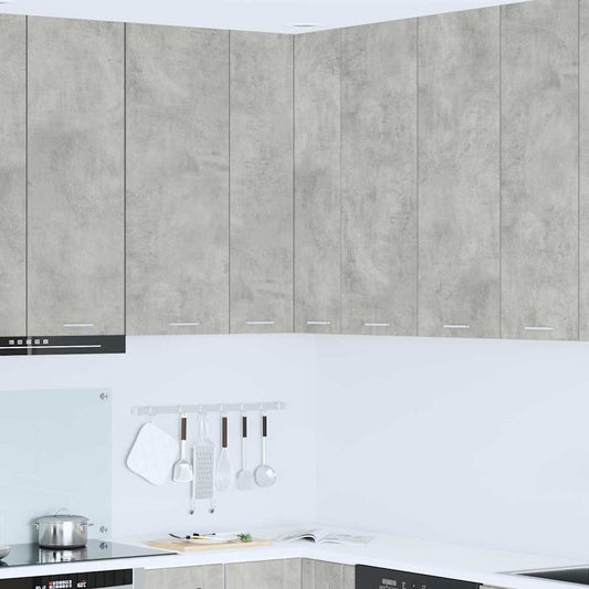 Armadio pensile Grigio Cemento e Bianco 57 x 57 x 100 cm | homemem39