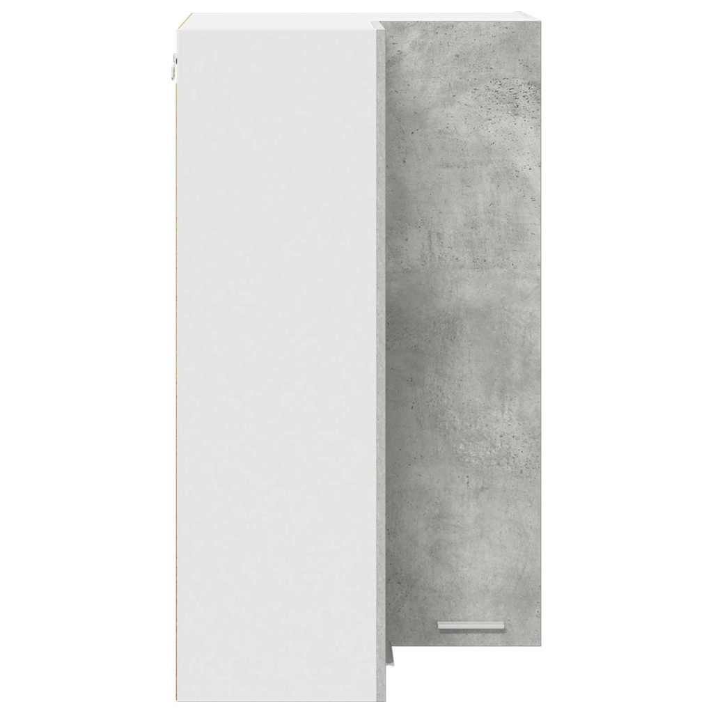 Armadio pensile Grigio Cemento e Bianco 57 x 57 x 100 cm | homemem39