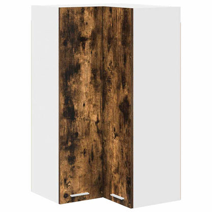 Armadio pensile Rovere Affumicato e Bianco 57 x 57 x 100 cm | homemem39