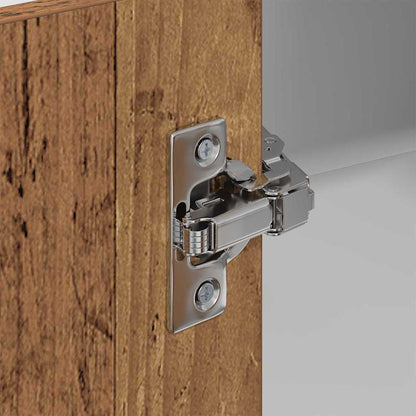 Armadio pensile Legno Antico e Bianco 57 x 57 x 100 cm | homemem39