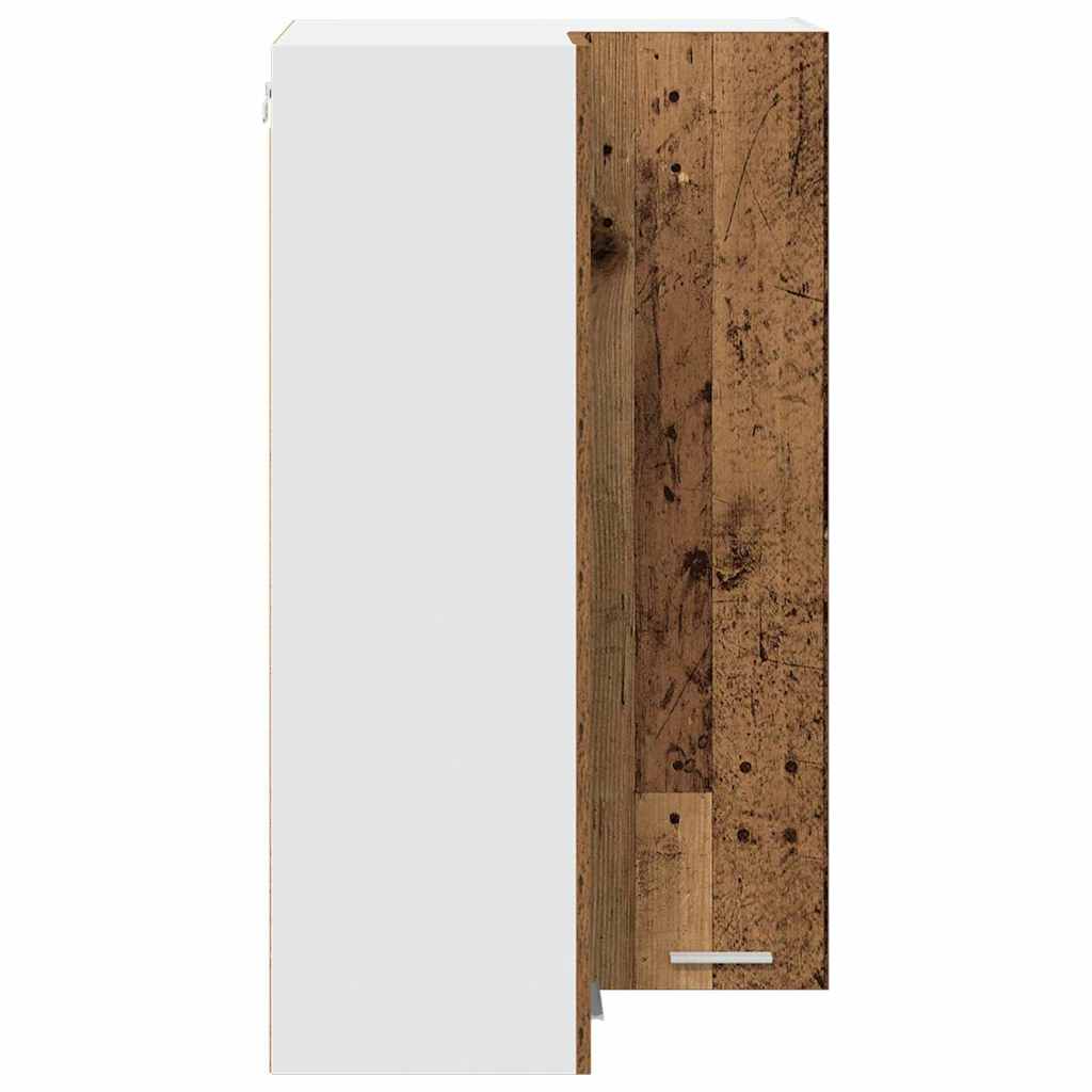 Armadio pensile Legno Antico e Bianco 57 x 57 x 100 cm | homemem39