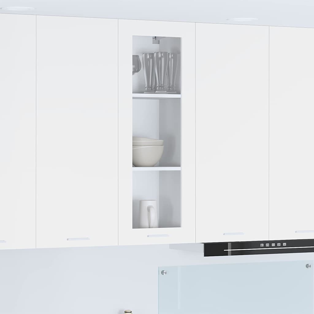 Armadio pensile Bianco 40 x 31 x 100 cm Legno multistrato | homemem39