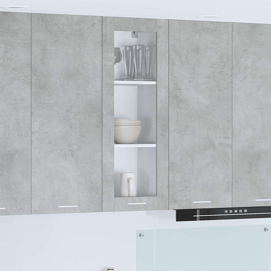 Armadio pensile con porta Grigio cemento 40 x 31 x 100 cm | homemem39