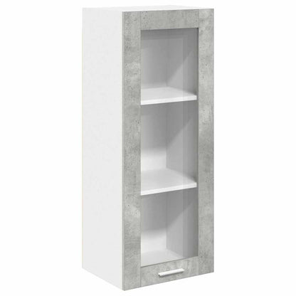 Armadio pensile con porta Grigio cemento 40 x 31 x 100 cm | homemem39