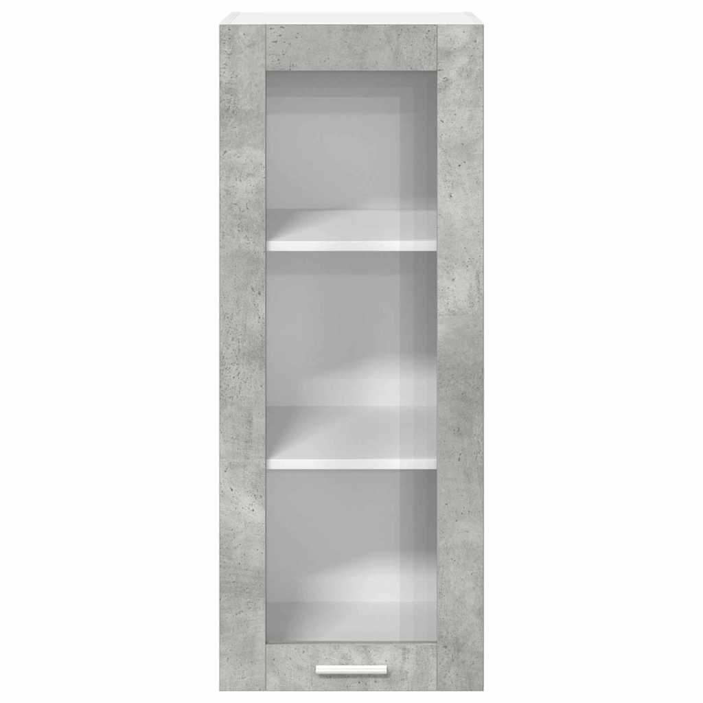 Armadio pensile con porta Grigio cemento 40 x 31 x 100 cm | homemem39