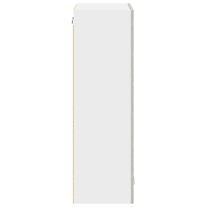 Armadio pensile con porta Grigio cemento 40 x 31 x 100 cm | homemem39