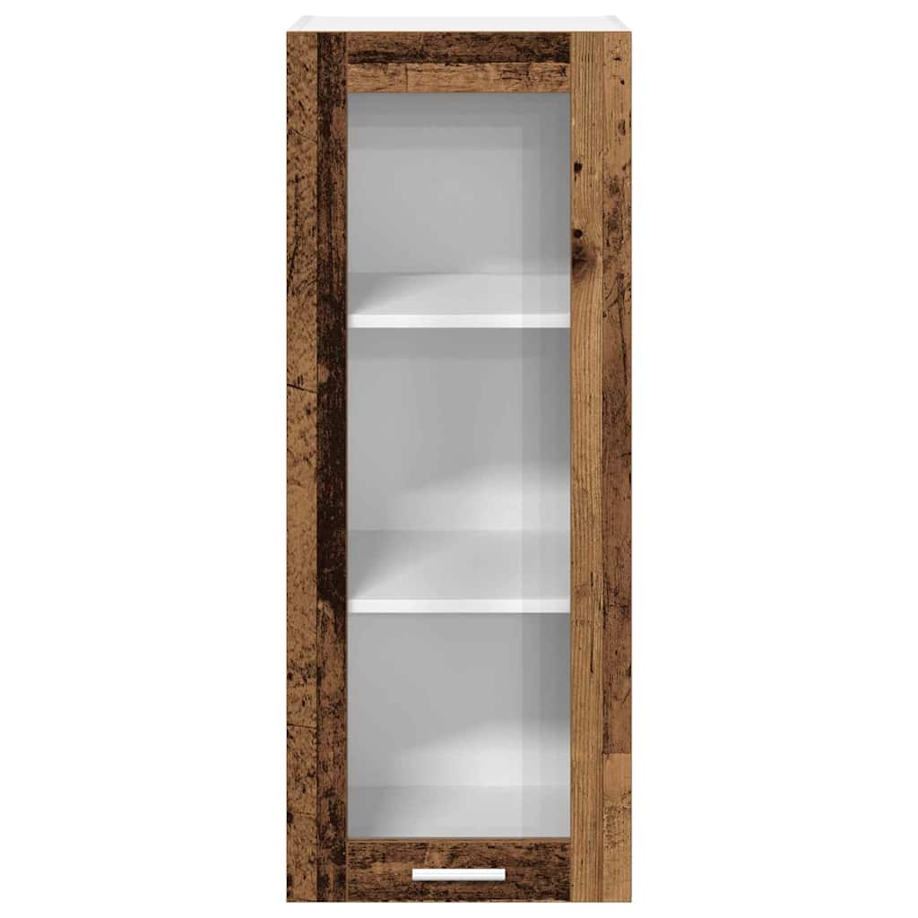Armadio pensile con porta Legno vecchio 40 x 31 x 100 cm | homemem39