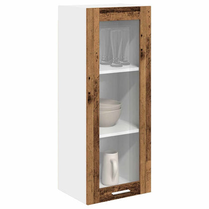 Armadio pensile con porta Legno vecchio 40 x 31 x 100 cm | homemem39