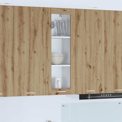 Armadio pensile con porta Rovere artigianale 40 x 31 x 100 cm | homemem39