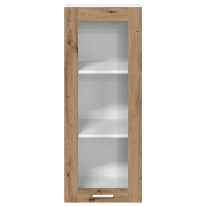 Armadio pensile con porta Rovere artigianale 40 x 31 x 100 cm | homemem39