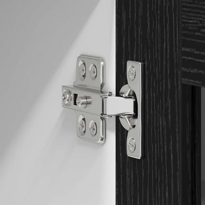 Armadio pensile con porta Riga Rovere Nero 60 x 31 x 100 cm | homemem39
