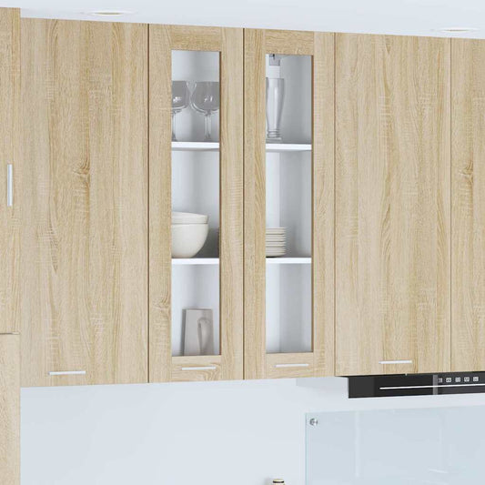 Armadio pensile con porta Rovere Sonoma 60 x 31 x 100 cm | homemem39