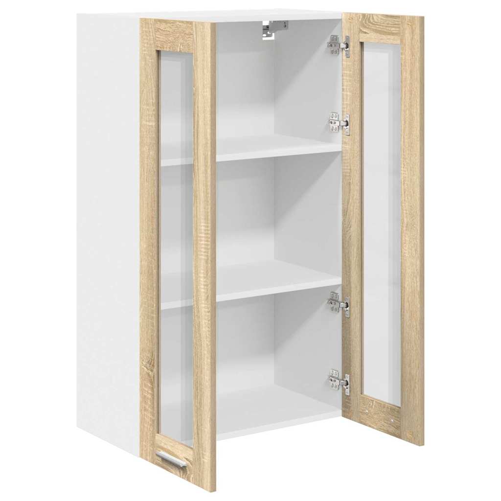 Armadio pensile con porta Rovere Sonoma 60 x 31 x 100 cm | homemem39