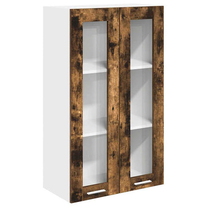 Armadio pensile Rovere fumé 60 x 31 x 100 cm Legno multistrato | homemem39