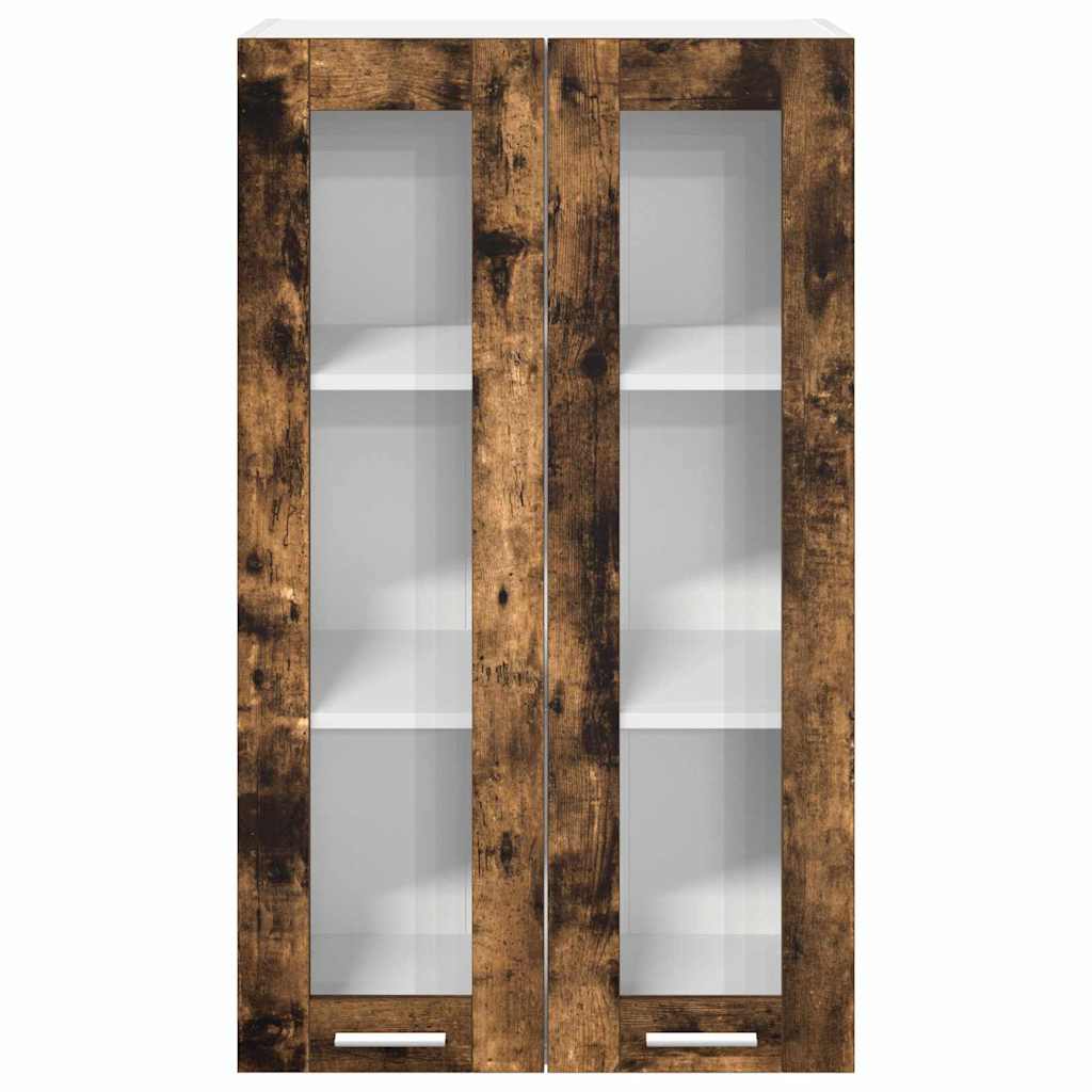 Armadio pensile Rovere fumé 60 x 31 x 100 cm Legno multistrato | homemem39
