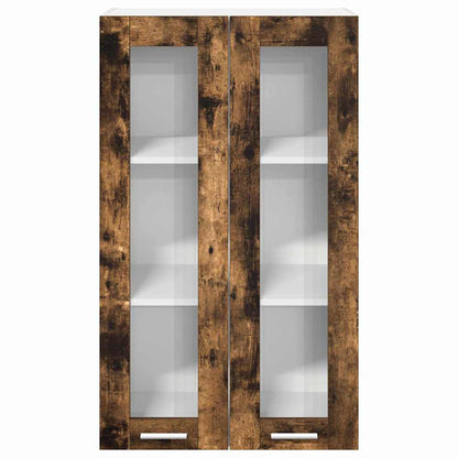 Armadio pensile Rovere fumé 60 x 31 x 100 cm Legno multistrato | homemem39
