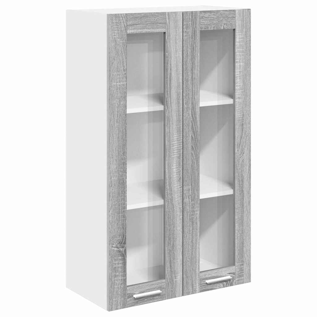 Armadio pensile con porta Grigio Sonoma 60 x 31 x 100 cm | homemem39